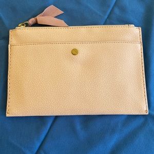 J. Crew Blush Pink Zippered Pouch